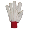 Anchor Heavy Canvas Gloves - White/Red