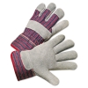 Anchor 2000 Series Leather Palm Gloves - Gray/Red