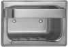 ASI Heavy Duty Stainless Steel Recessed Soap Dish with Rectangular Solid Bar For Wet Wall Mounting - 6 1/8" W x 4 1/8" H x 4" D
