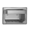 ASI Heavy Duty Stainless Steel Recessed Soap Dish And Bar For Wet Wall Mounting - 6 1/8" W x 4 1/8" H x 4" D