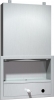 ASI Recessed Cabinet with Open Shelf, Soap and Paper Towel Dispenser With Concealed Body - 15-3/4" W x 29-1/2" H x 4-1/4"D