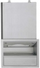 ASI Recessed Cabinet with Open Shelf and Paper Towel Dispenser With Concealed Body - 15-3/4" W x 29-1/2" H x 4-1/4"D