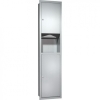 BOBRICK TrimLineSeries™ Semi-Recessed Paper Towel Dispenser/Waste Receptacle - 11 1?2" W X 53 5?8" H X 3 3?4" D