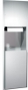 ASI Recessed Automatic Battery Operated Roll Paper Towel Dispenser and Waste Receptacle - Model 046924A, 12 Gal.