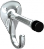 ASI Surface Mounted Chrome Plated Brass Coat Hook and Bumper - 