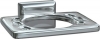 ASI Surface Mounted Chrome Plated Zamak Tumbler and Toothbrush Holder - 