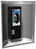 ASI Telephone Accommodation with Curved Enclosure and Writing Shelf - 24”W x 30”H x 15”D