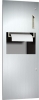 ASI Semi Recessed Roll Paper Towel Dispenser and Waste Receptacle - 9.4 Gal.