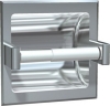 ASI Recessed Satin Toilet Paper Holder with Hood - 