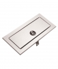 BOBRICK TrimLineSeries™ Waste Disposal Door For Mounting In Countertops - 11-1/4" W X 4-1/2" H X 3/4" to 1-1/2" T