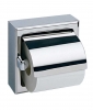 BOBRICK Surface Mounted Toilet Tissue Dispenser with Hood - Satin Finish