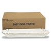 BROOKLACE Fluted 8" Hot Dog Tray - 