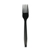 BOARDWALK Full-Length Polystyrene Cutlery - Fork / Black