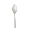 BOARDWALK Full-Length Polystyrene Cutlery - Teaspoon / White
