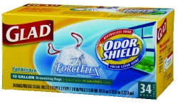 CLOROX GLAD® Forceflex® Odorshield® Bags with Febreze® - 