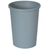 Continental Huskee Round Waste Container - 20 Gal, Gray