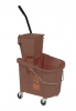 Continental Splash Guard Bucket w/Side-Press Wringer - 26 Quart, Bronze