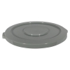 Continental Huskee Round Lids - 32 Gal, Gray