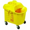 Continental Institutional Combo Pack with Casters - 35 Quart, Yellow