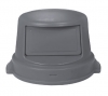 Continental Huskee Dome Top Can Covers - Gray, 44 Gal