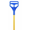 Continental Fiberglass Night Stick Mop Handle - with Structural Plastic Head, 61-1/2" L