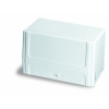 Continental White Single Fold Self-Locking Towel Dispenser Cabinet - 12-13/16" L X 6-1/2" W X 7-1/2" H