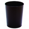 Continental Steeline™ Black Round Wastebaskets - 26 Quart