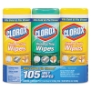 CLOROX Clorox® Disinfecting Wipes - 7" x 8",  Lemon and Fresh Scent