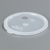 Carlisle See Thru Lid with Hole for Pump  - 2.7 Qt.