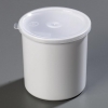 Carlisle Classic™ Crock White Container w/Lid  - 1.2 qt 