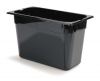 Carlisle TopNotch® Third Size Food Pan HH 8" Deep - Black, 7.30qt