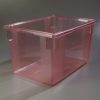 Carlisle StorPlus™ 21.5 Gallon Red Box - 26" X 18" X 15"