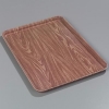 Carlisle Glasteel™ Wood Grain Display/Bakery Tray  - Pecan