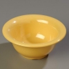 Carlisle 5-3/8" Sierrus™ Rimmed Nappie Bowl - Honey Yellow 