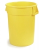 Carlisle Bronco™ Waste Containers  - Yellow, 32 Gal.