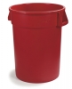 Carlisle Bronco™ Waste Containers  - Red, 32 Gal.