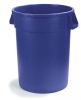 Carlisle Bronco™ Waste Containers  - Blue, 32 Gal.