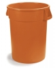 Carlisle Bronco™ Waste Containers  - Orange, 32 Gal.