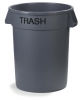 Carlisle Bronco™ Trash Gray Waste Container - 44 Gal .