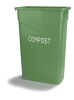 Carlisle TrimLine™ Compost Green Waste Container - 23 Gal.