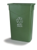 Carlisle TrimLine™ Green Recycle Can - 23 Gal.