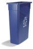 Carlisle TrimLine™ Blue Waste Container - 15 Gallon