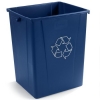 Carlisle Centurian™ Blue Recycle Waste Container - 50 Gal.
