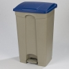 Carlisle Blue Step-On Container - 18 Gal
