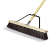 Carlisle Rough Floor Sweep w/Stiff Maroon Plastic Bristles - 24"