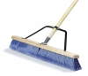 Carlisle Medium Sweep w/Blue Plastic Bristles & Center Row Wire - 24"