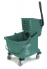 Carlisle Green Flo-Pac® Bucket with Side Press Wringer - 35 Qt.