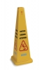 Carlisle Yellow Caution Cones And Barriers Caution Cone - 36" H