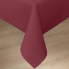 Carlisle Burgundy Softweave Plain Tablecloth - 90