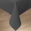 Carlisle Black Softweave Plain Tablecloth - 90